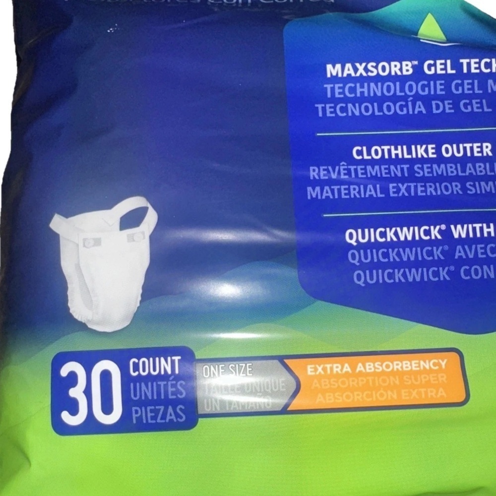 Prevail Xtra Absorbency Belted Undergarment One Size - Bag of 30. - Picture 3 of 4